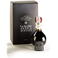 Los mejores  - La Secchia - Vinagre Balsámico Tradicional de Módena D.O.P. &quot-Affinato&quot- Envejecido Mínimo 12 Años - Botella 100 ml con…